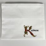 Broderie personnalisée sur linge de lit, monogramme