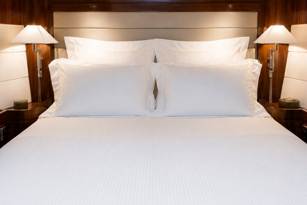Biancheria da letto per barca Bord à Bord, vista frontale