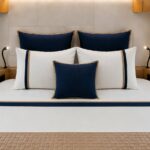 Linge de lit bateau Fidji, vue de face
